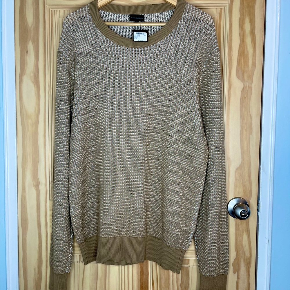 Club Monaco Sweater XL - Tan